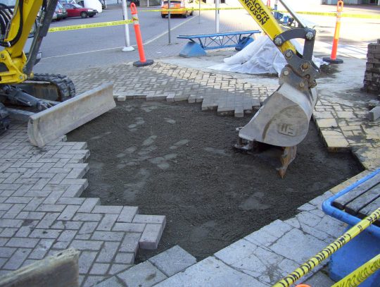 BC Place brick laying